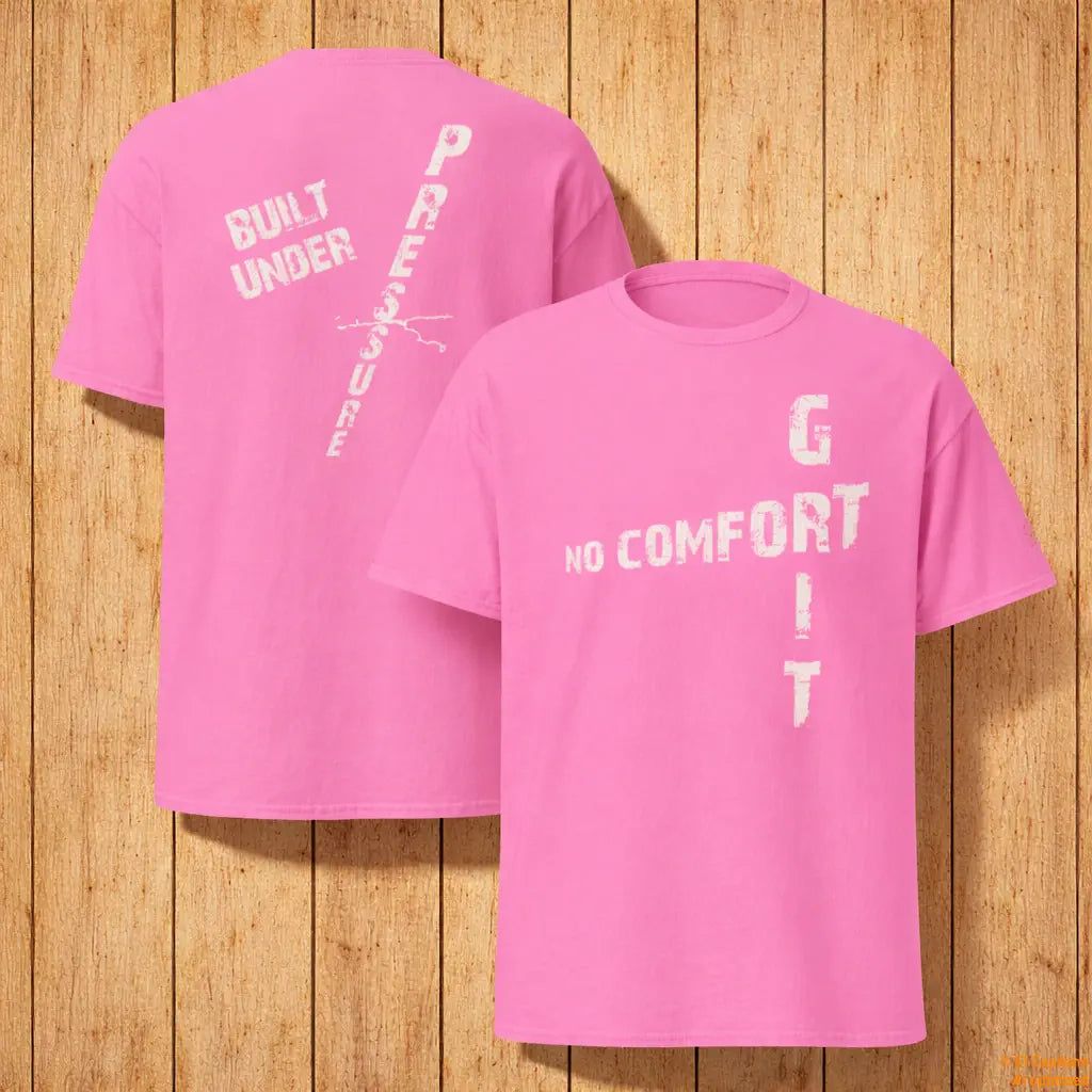 No Comfort Tee – Señoras – – azalee_nocomfort_front_back – El Capitano