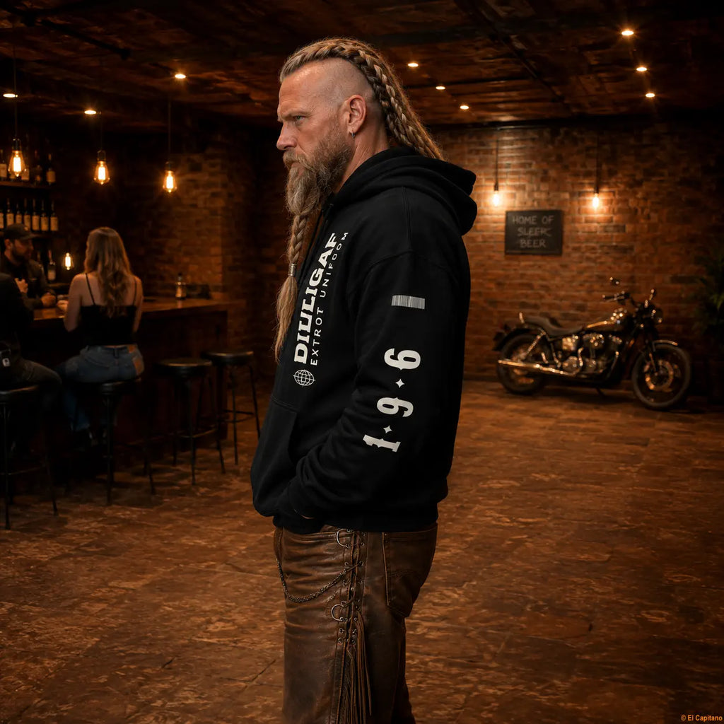 DILLIFU Hoodie - Caballeros – – black_dilligaffu_seite_mann_eb93cc52-179a-4f53-bc66-4005116b290c – El Capitano