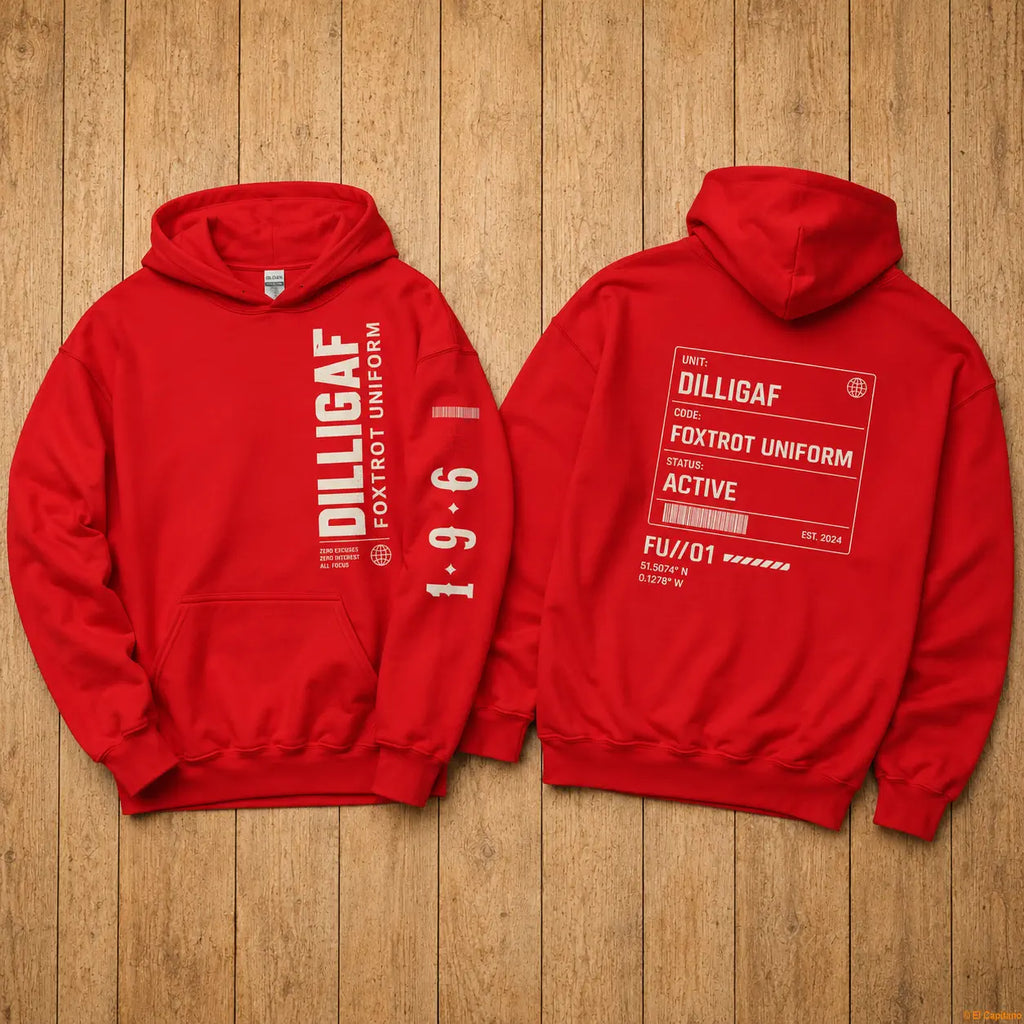 DILLIFU Hoodie - Caballeros – – red_dilligaffu_holz_30b39d75-92dd-4da9-b277-35d4ba7dcc2f – El Capitano