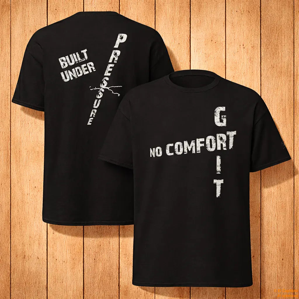 No Comfort Tee – Señoras – – schwarz_nocomfort_front_back – El Capitano