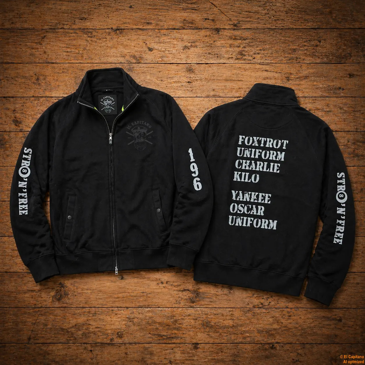 F.U.C.K. Y.O.U. Sweat Jacke – Señoras – – schwarzaufholzfuckyouj – El Capitano