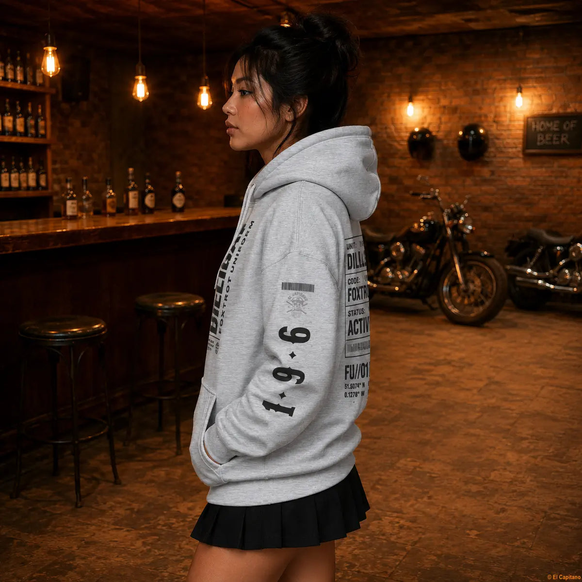 DILLIFU Hoodie - Señoras – – sport-grey_dilligaffu_seite_frau_51fcfe96-9376-4cb9-bfd5-d41e304059d8 – El Capitano