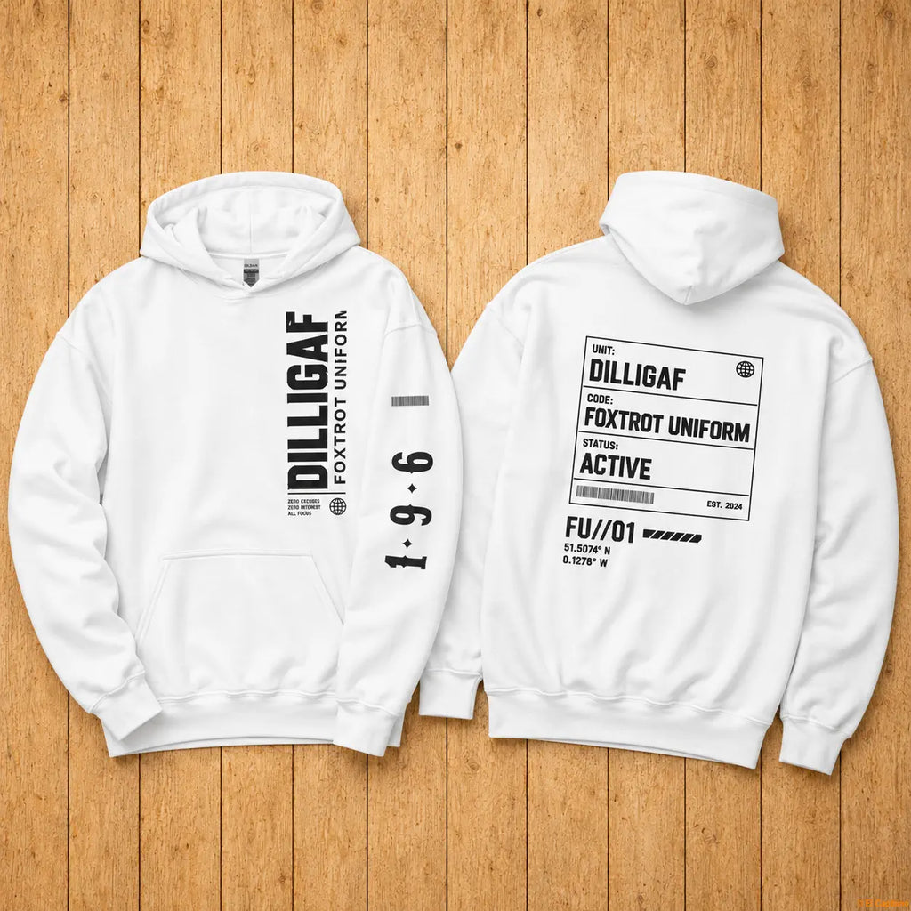 DILLIFU Hoodie - Caballeros – – white_dilligaffu_holz_f4f86d0e-f426-4fc3-99a5-ad46933401f8 – El Capitano